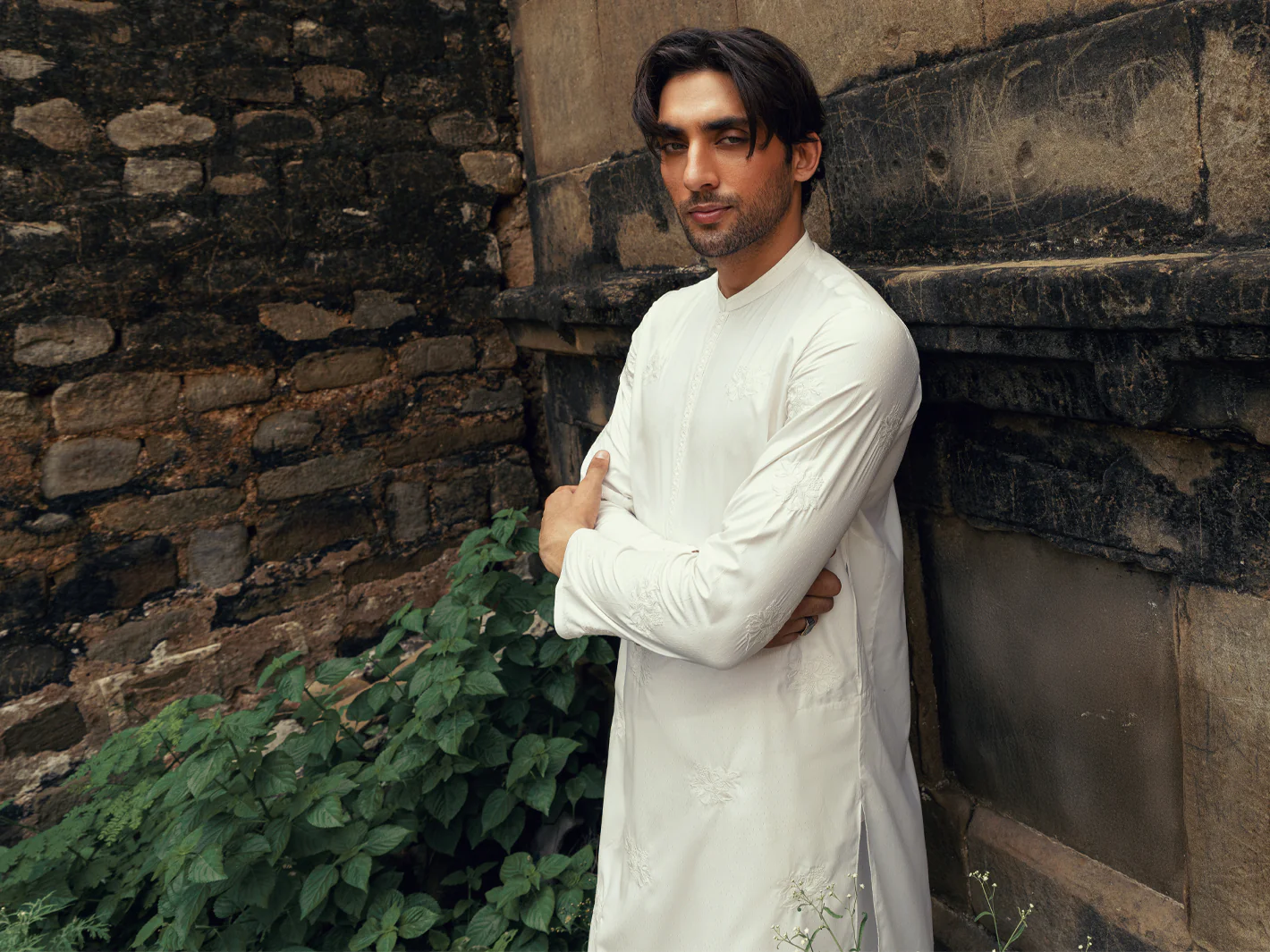 WHITE KURTA | AL-K-1275/AM-6301A - Image 6