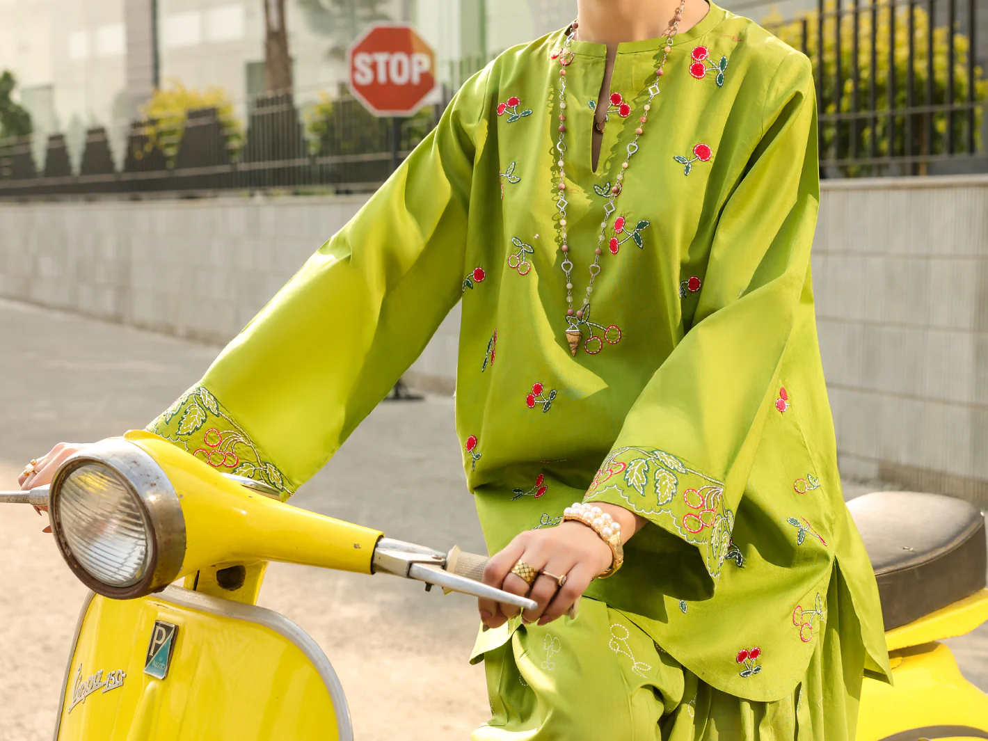 MAROON LAWN 2PC STITCHED | ALP-2PS-LKS-2540/FB-2540A - Image 6