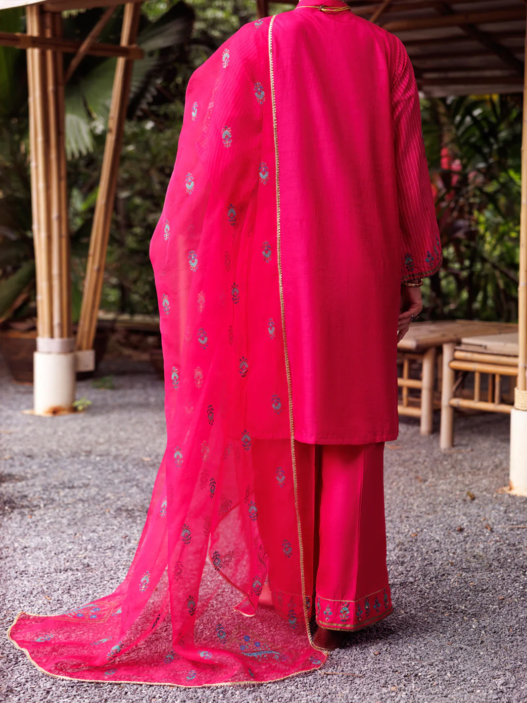 PINK MAPLE SILK 3PC STITCHED | ALP-3PS-2033/S AM-2329A - Image 2