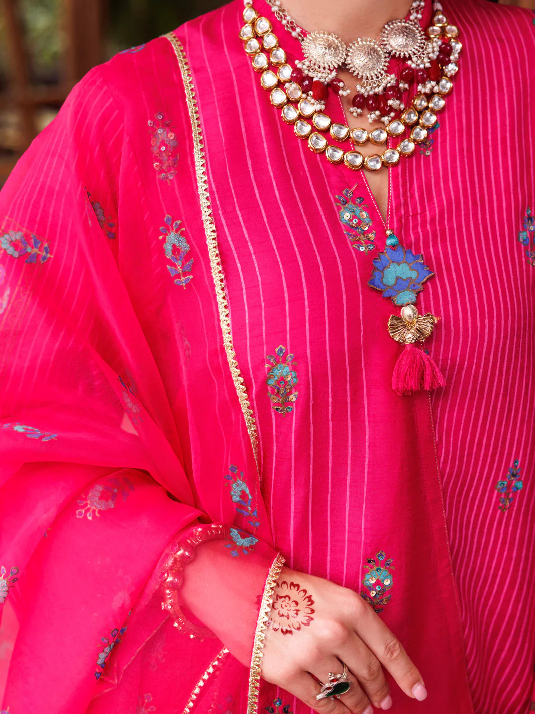 PINK MAPLE SILK 3PC STITCHED | ALP-3PS-2033/S AM-2329A - Image 4