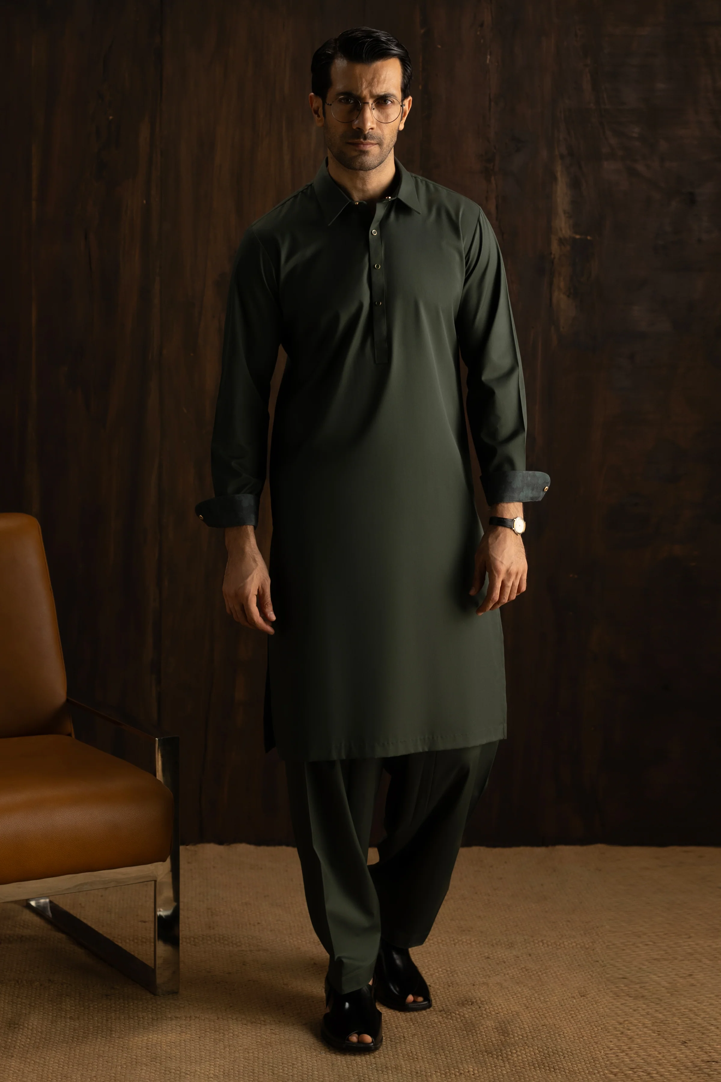 MILLITARY KAMEEZ SHALWAR | CCMKS-A-39651-B6 - Image 5