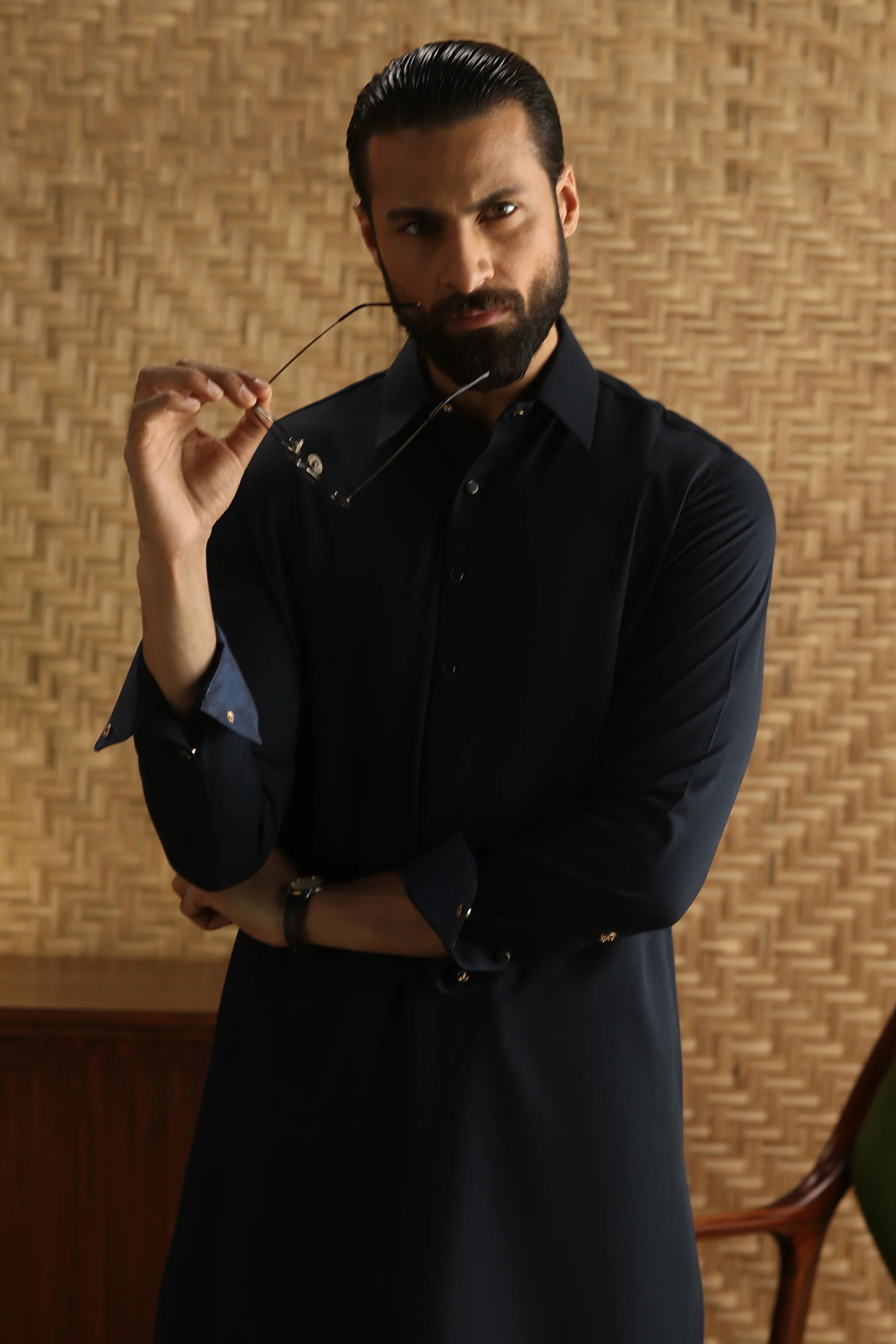 NAVY KAMEEZ SHALWAR | CCMKS-A-39651-D6