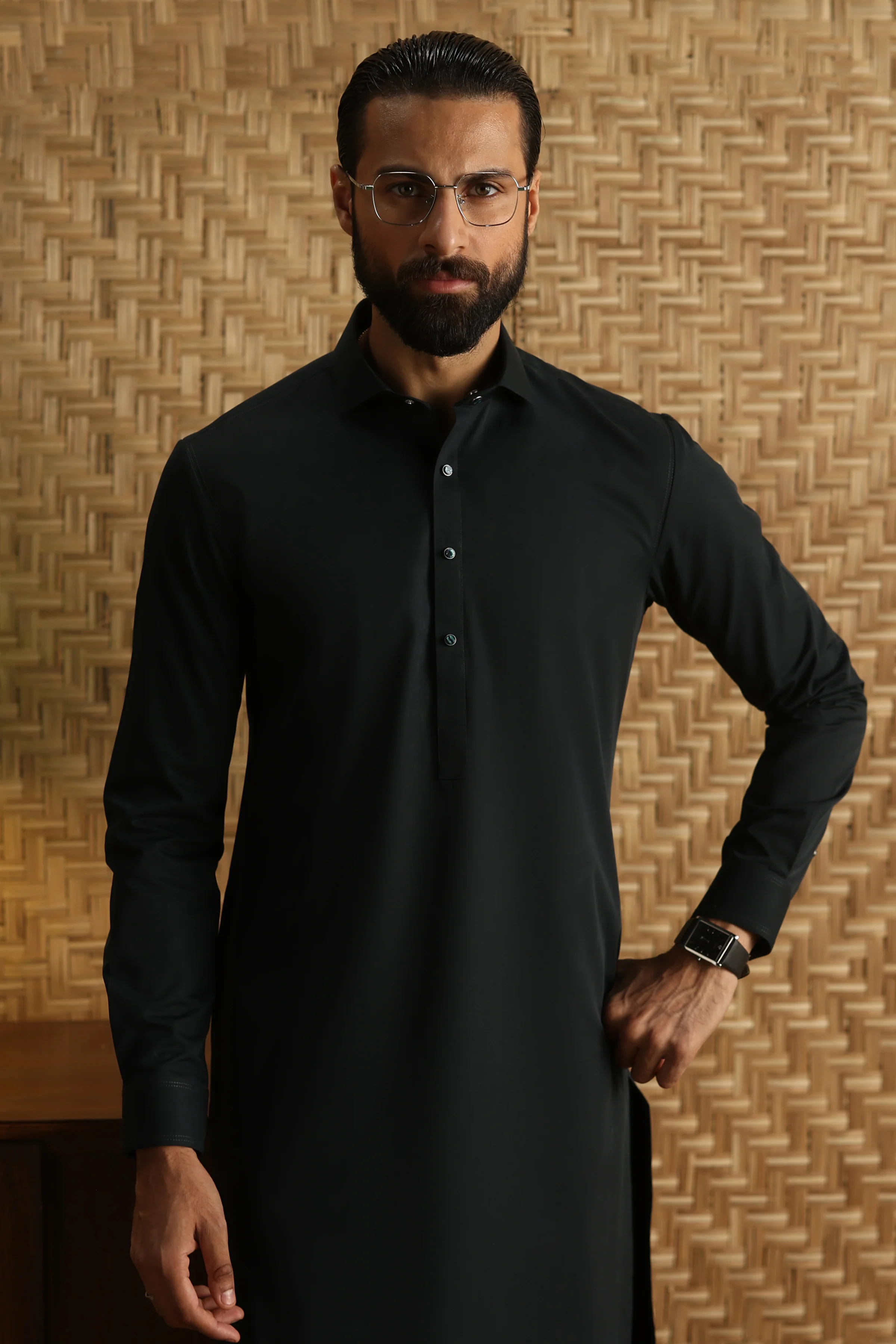 NAVY KAMEEZ SHALWAR | CCMKS-A-39651-D6 - Image 7