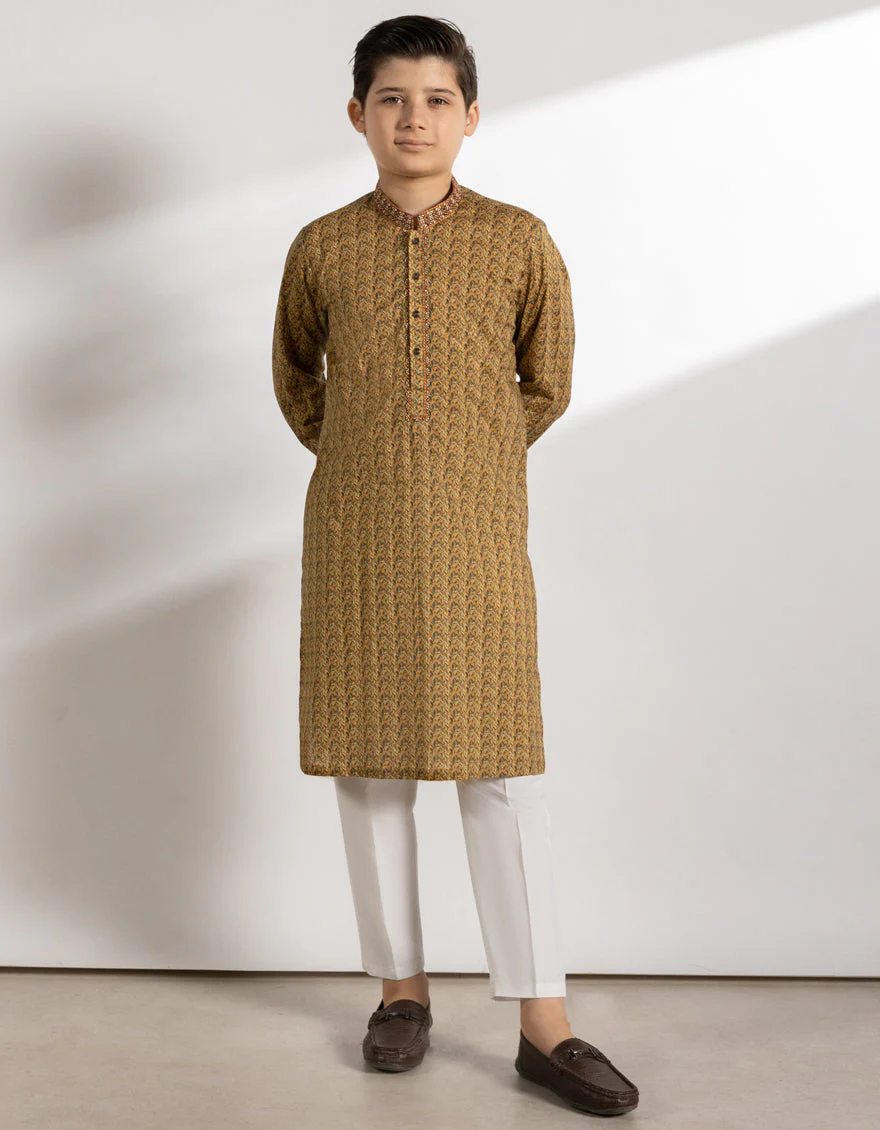 MULTI YELLOW COTTON KURTA | JCK-S-46770/S25/JJ9776-SF