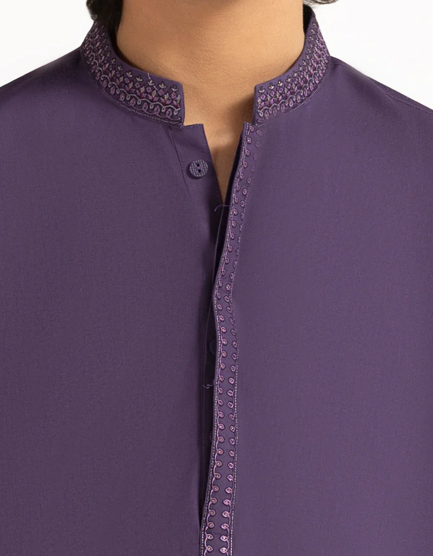 PURPLE BLENDED KAMEEZ SHALWAR | JCKS-A-39570/S26/JJ10428-SF - Image 3