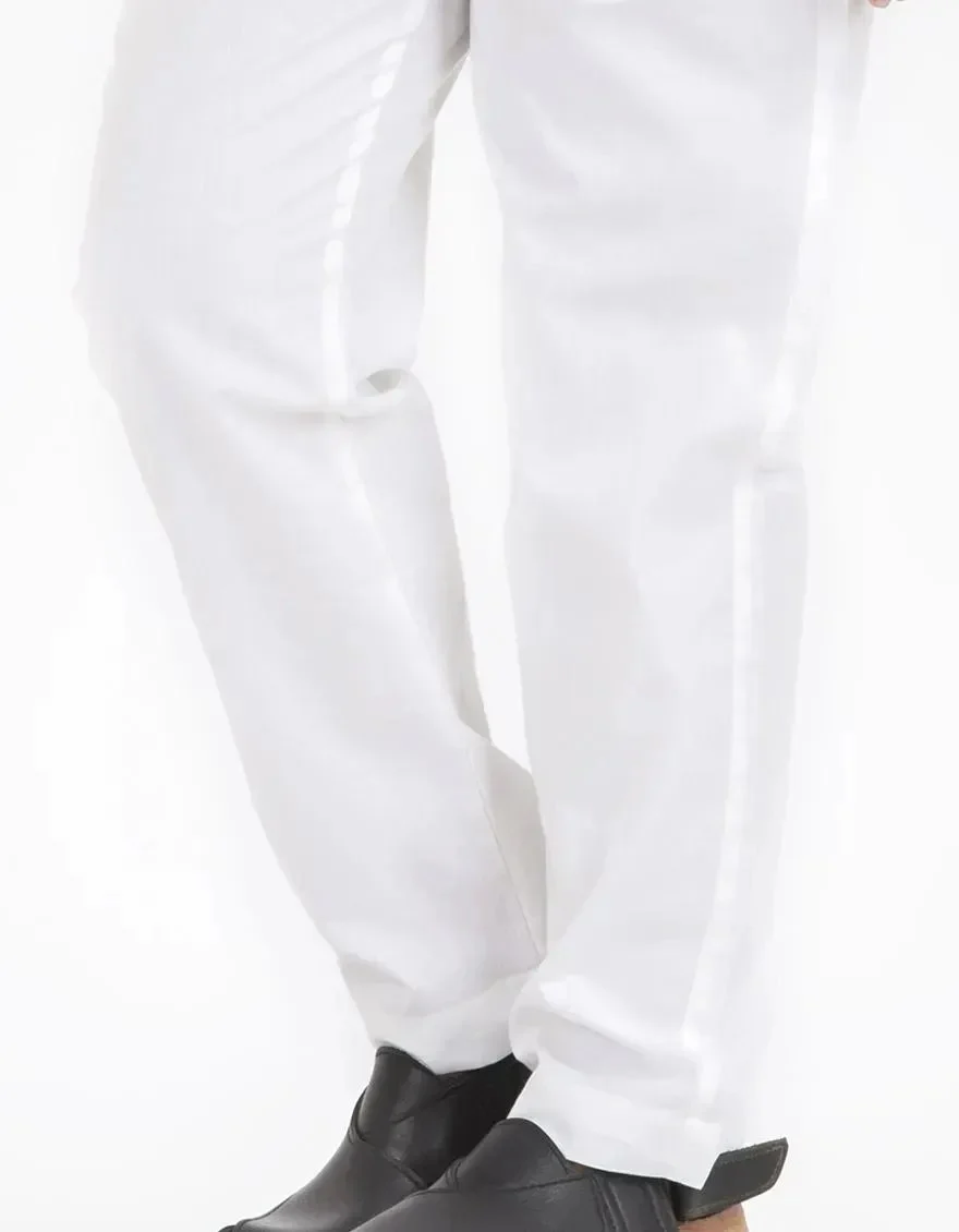 OFF WHITE COTTON TROUSERS | JCP-A-303-R19/S25/JJ9282-PN