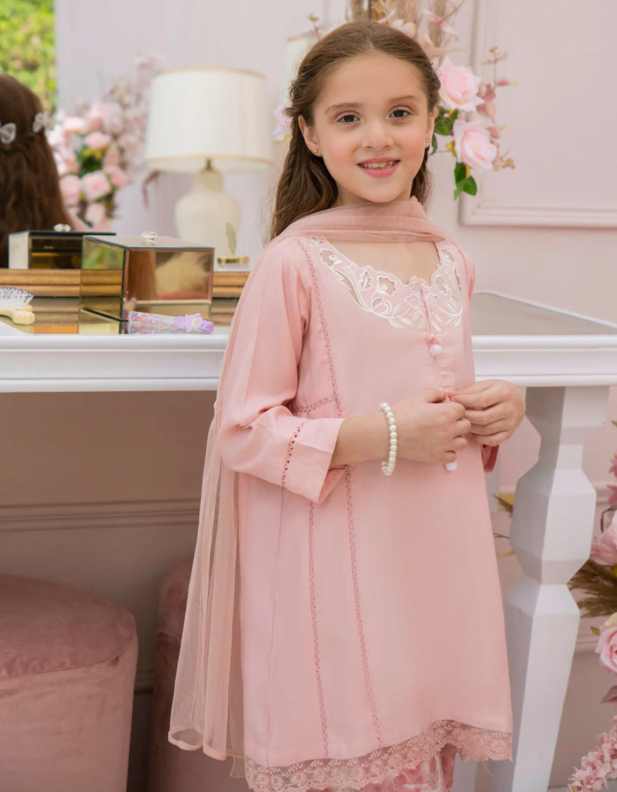PINK SILK 3PC STITCHED | JGK-S-JGP-25-1576 FB/ME-G-01 - Image 2