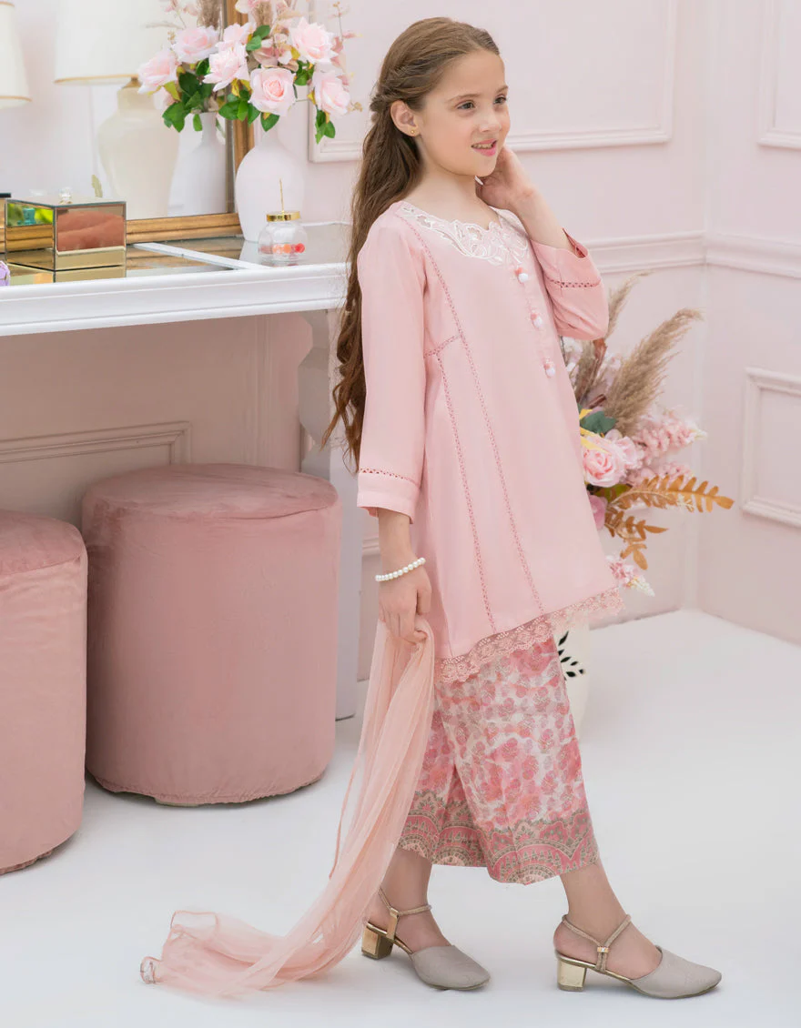 PINK SILK 3PC STITCHED | JGK-S-JGP-25-1576 FB/ME-G-01 - Image 3