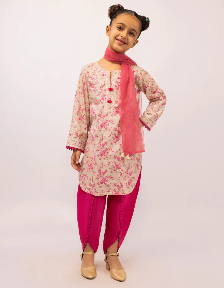 BEIGE DOBBY 3PC STITCHED | JGK-S-JGP-26-1633 FB/FLORISTA-02