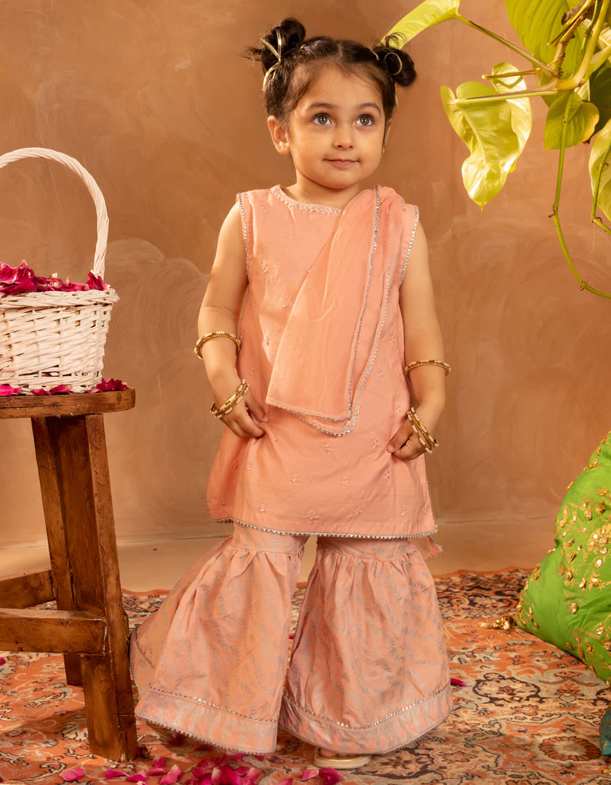 PINK COTTON SILK 3PC STITCHED | JGK-S-JIF-25-1704 FB/IRIS-04