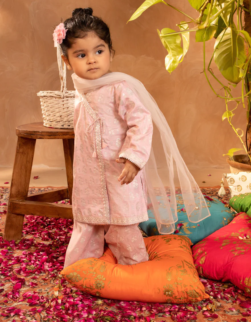 PINK COTTON SILK 3PC STITCHED | JGK-S-JIF-25-1709 FB/IRIS-09