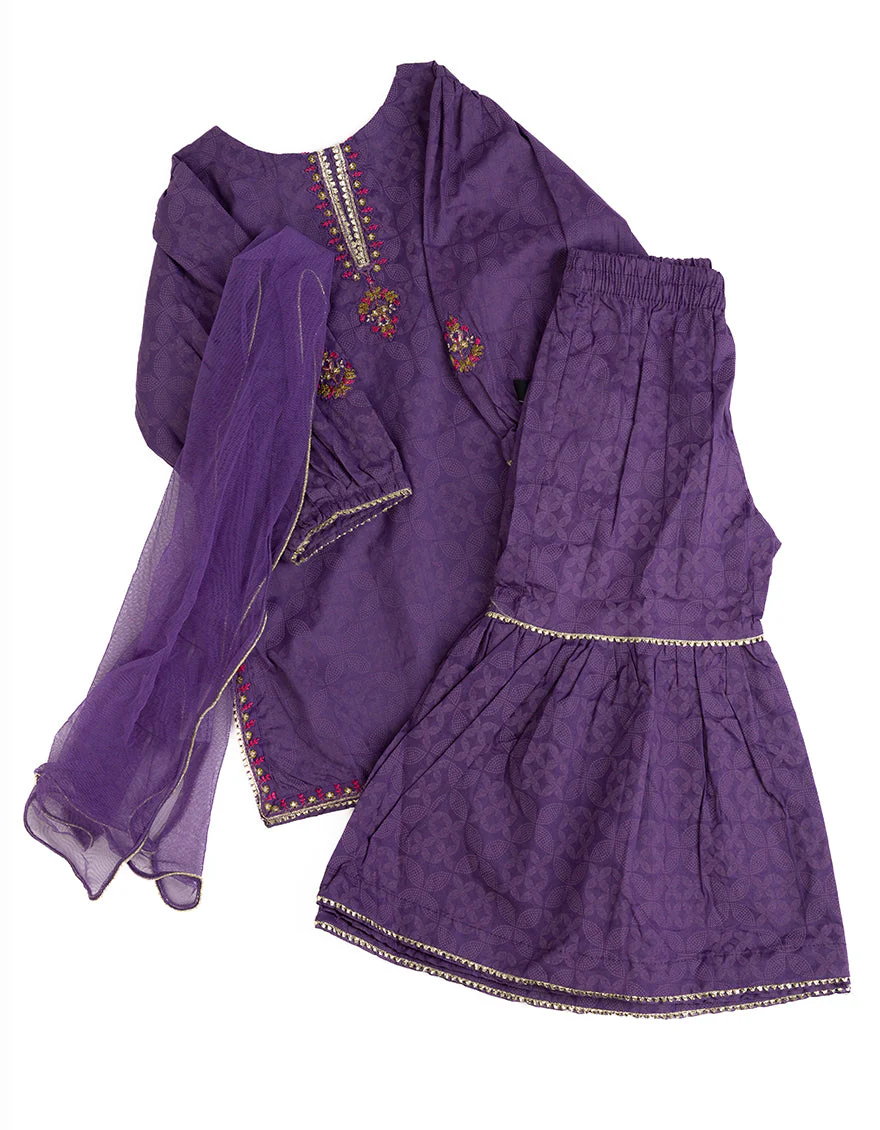 PURPLE LAWN 3PC STITCHED | JGK-S-JIF-25-1714 FB/IRIS-02