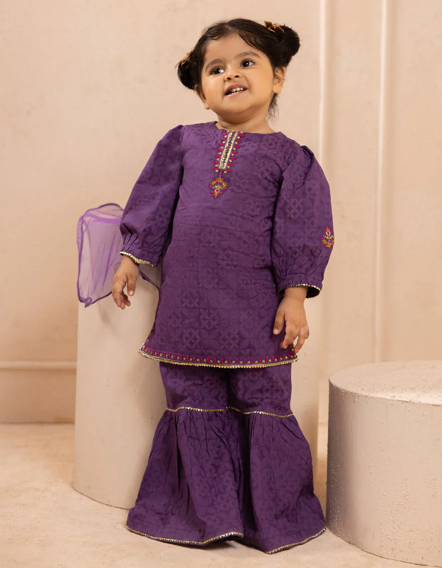 BLUE LAWN 3PC STITCHED | JGK-S-JIF-25-1716 FB/IRIS-04