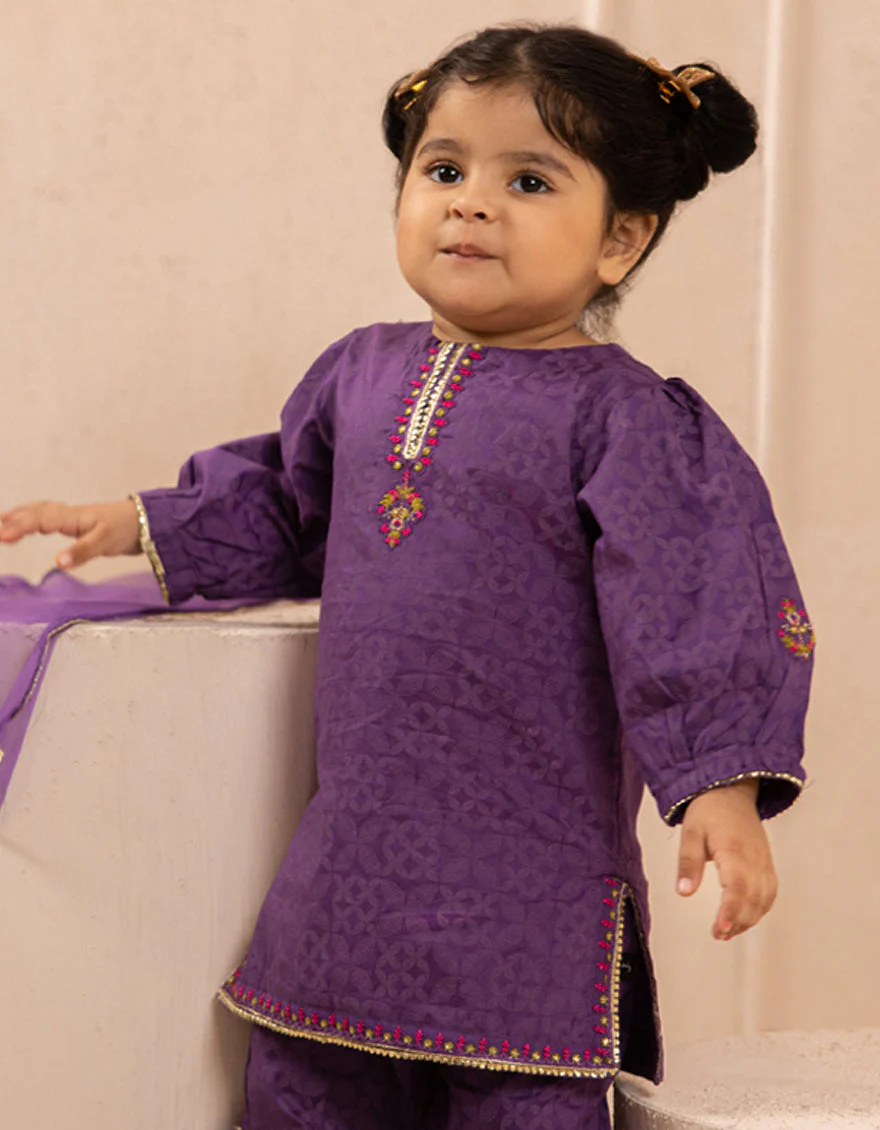 BLUE LAWN 3PC STITCHED | JGK-S-JIF-25-1716 FB/IRIS-04 - Image 2