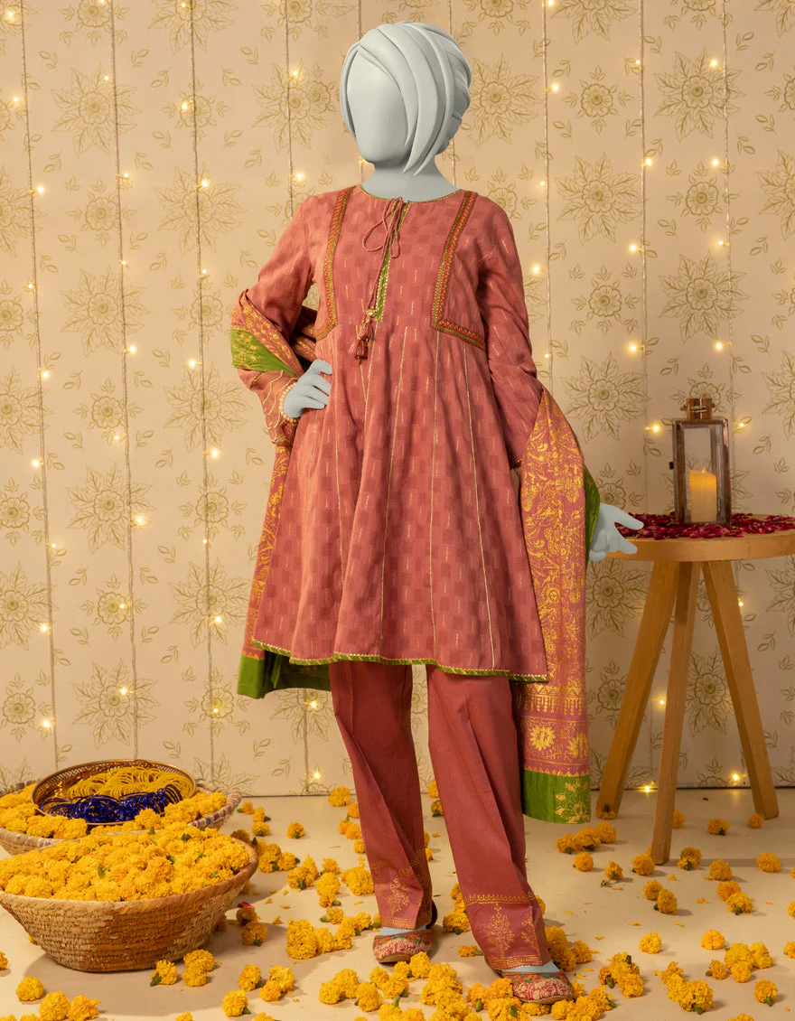 PINK DOBBY 3PC STITCHED | JGK-S-JTP-25-617 FB/DHANAK-07