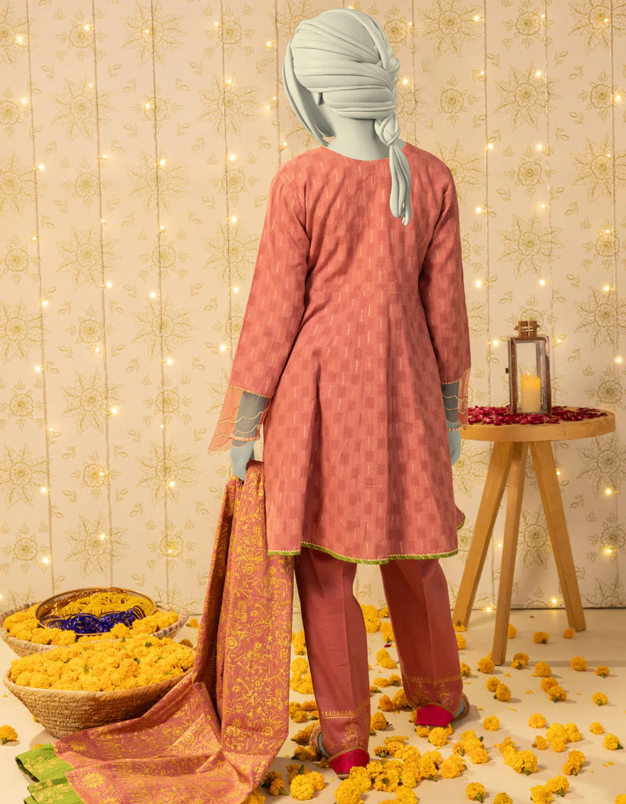 PINK DOBBY 3PC STITCHED | JGK-S-JTP-25-617 FB/DHANAK-07 - Image 2