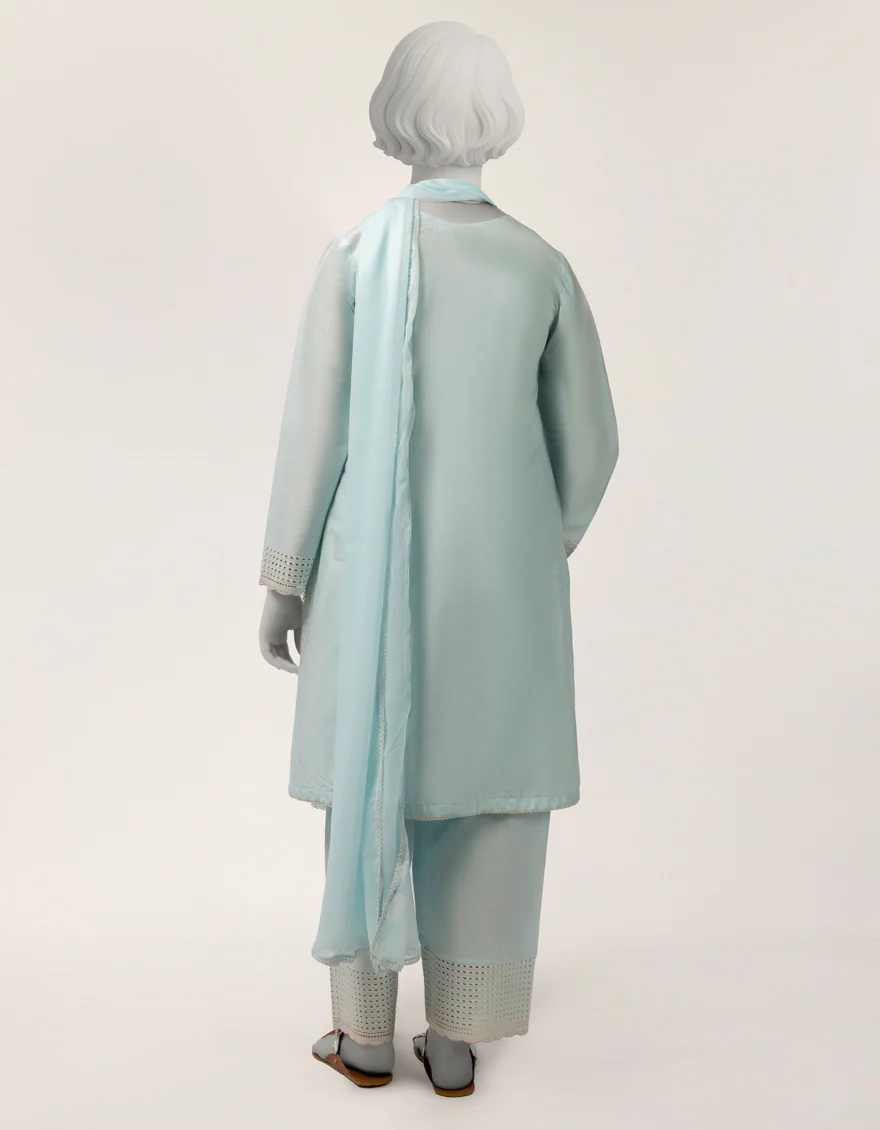 BLUE LAWN 3PC STITCHED | JGK-S-JTP-26-661 FB/SCHIFFLI-T-01 - Image 3