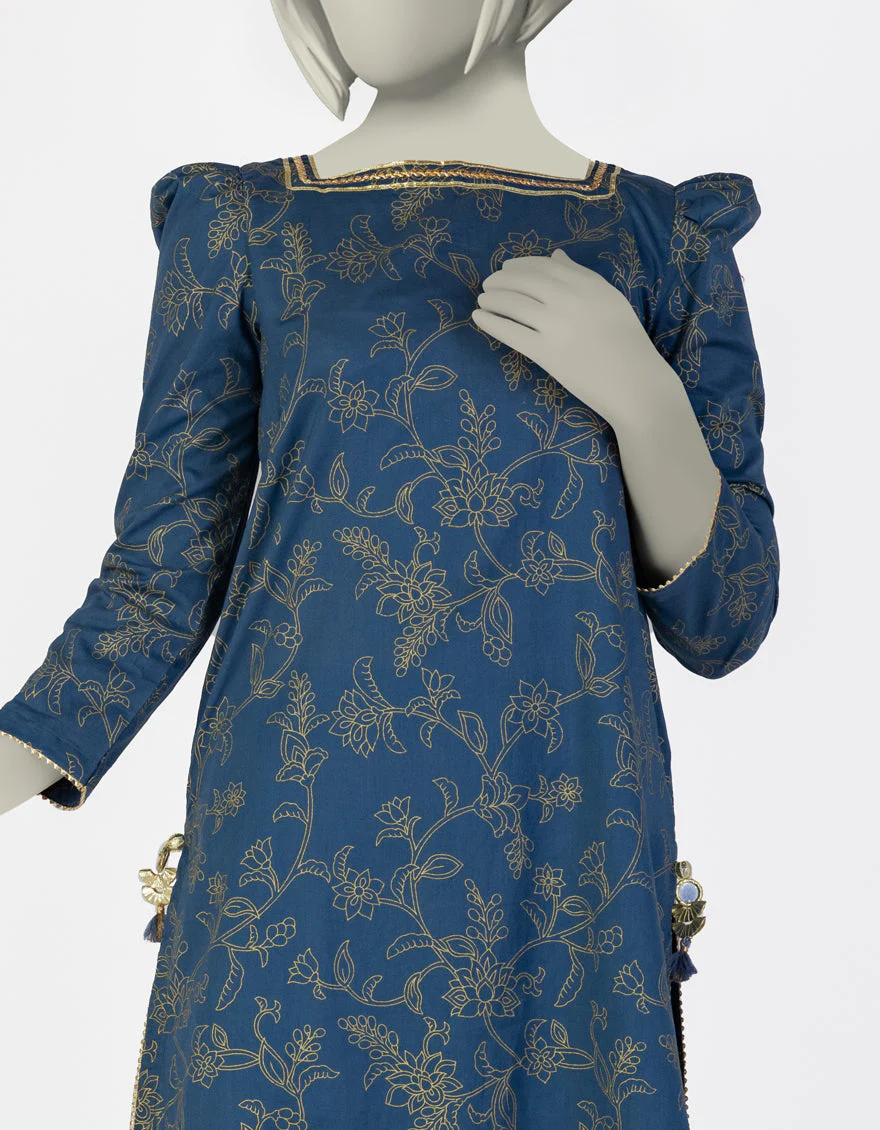 BLUE LAWN 2PC STITCHED | JGK-S-JTST-25-435 FB/GOTTA KIRAN-3 - Image 2