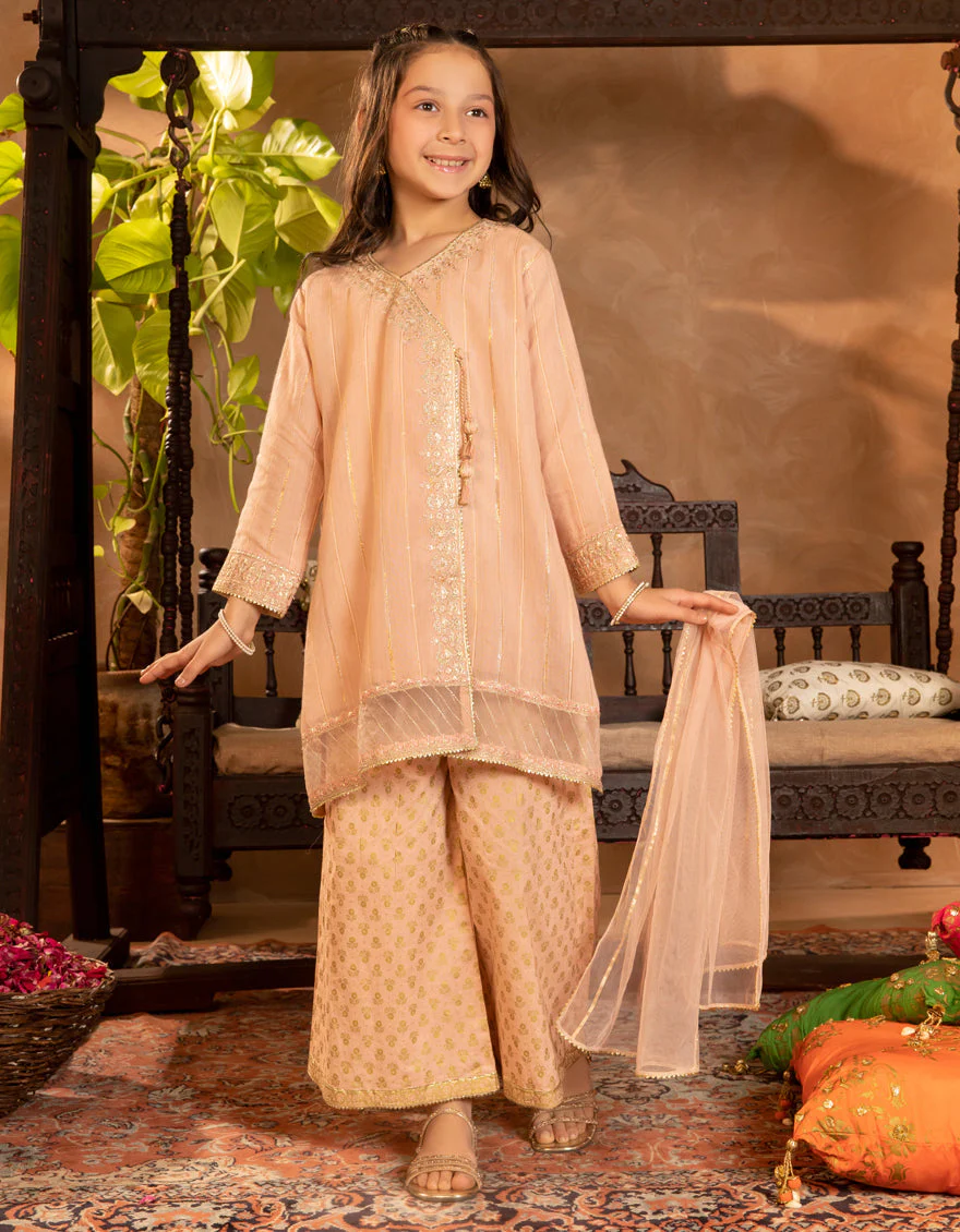 PINK BLENDED 3PC STITCHED | JGKL-S-JGF-25-1907 FB/SHIREEN-07
