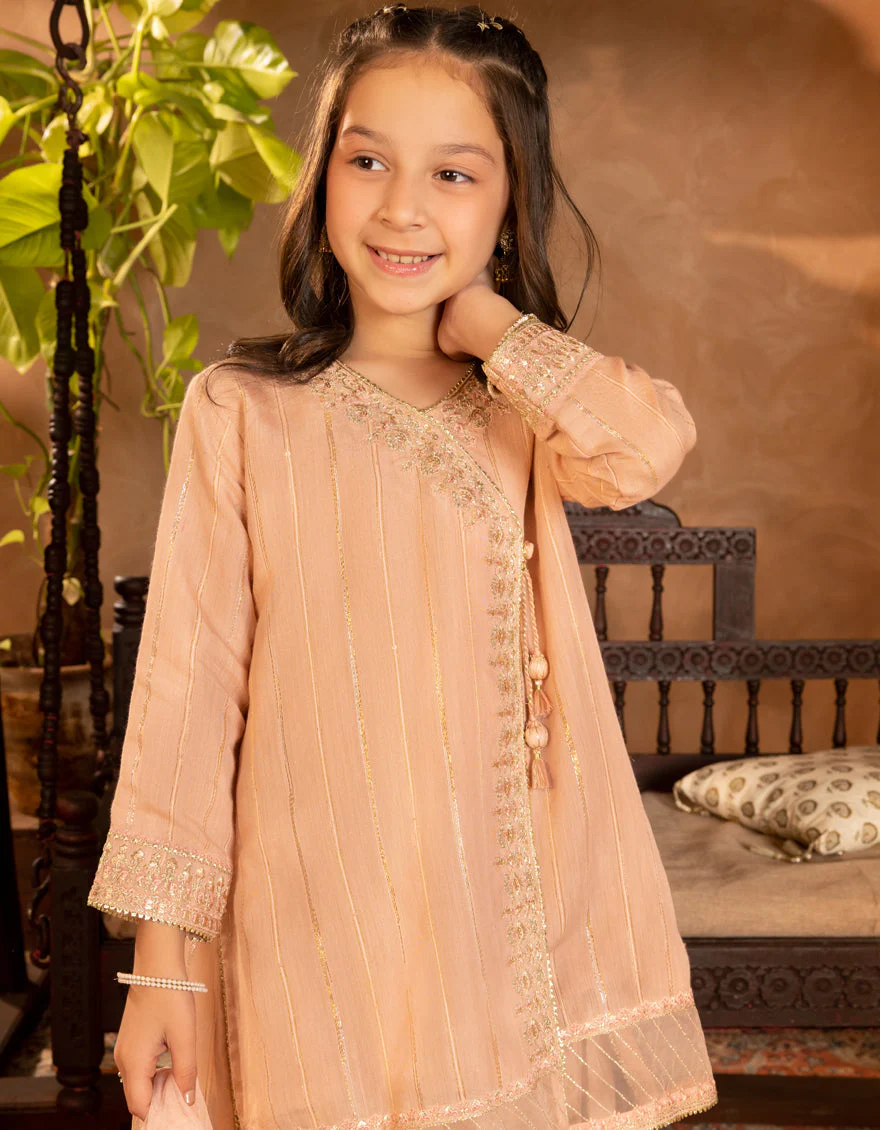 PINK BLENDED 3PC STITCHED | JGKL-S-JGF-25-1907 FB/SHIREEN-07 - Image 2