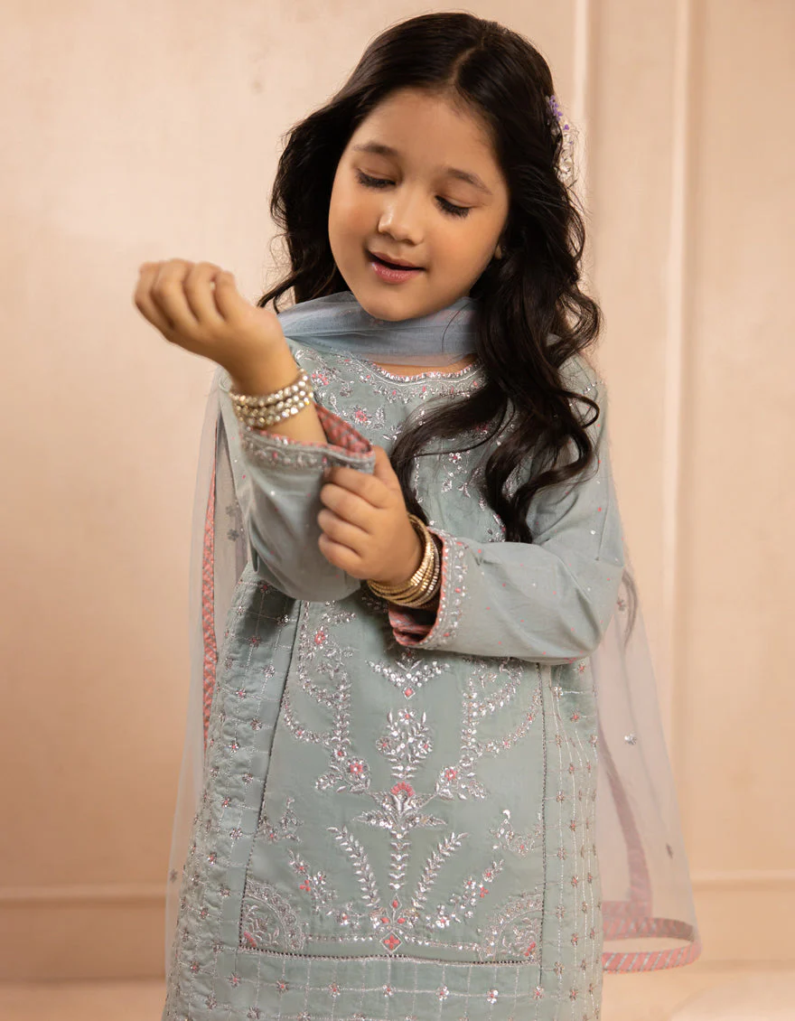 BLUE SILK 3PC STITCHED | JGKL-S-JGF-25-1914 FB/SHIREEN-02 - Image 2