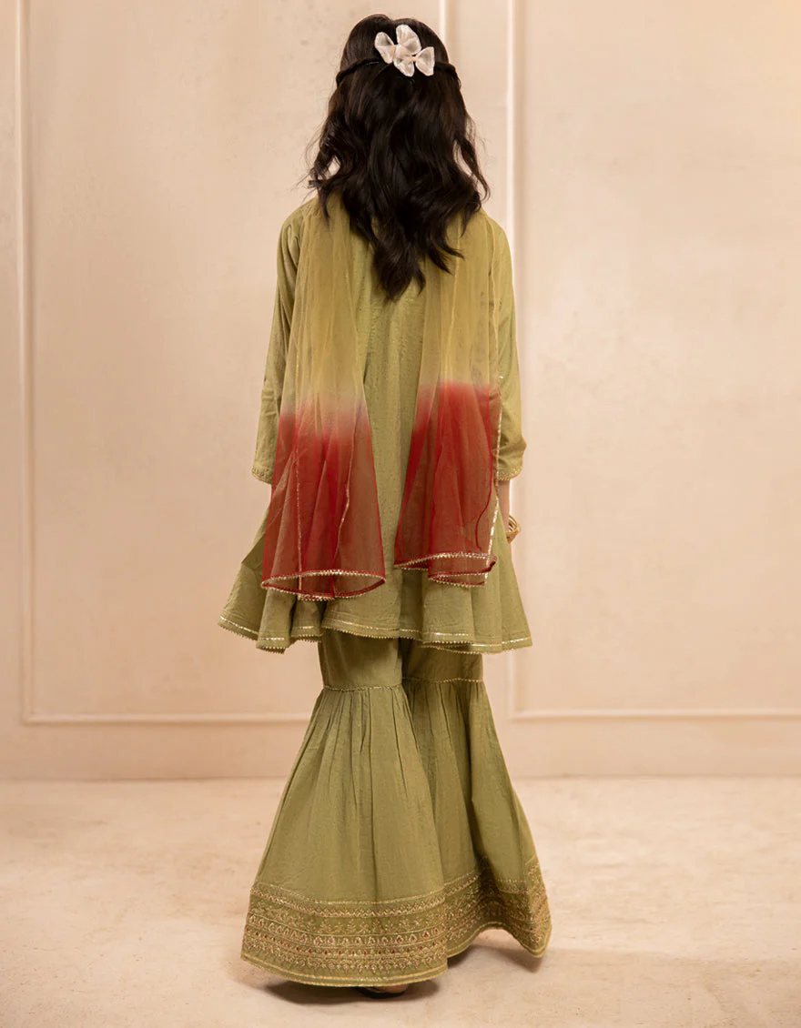 GREEN LAWN SILK 3PC STITCHED | JGKL-S-JGF-25-1916 FB/SHIREEN-04 - Image 2
