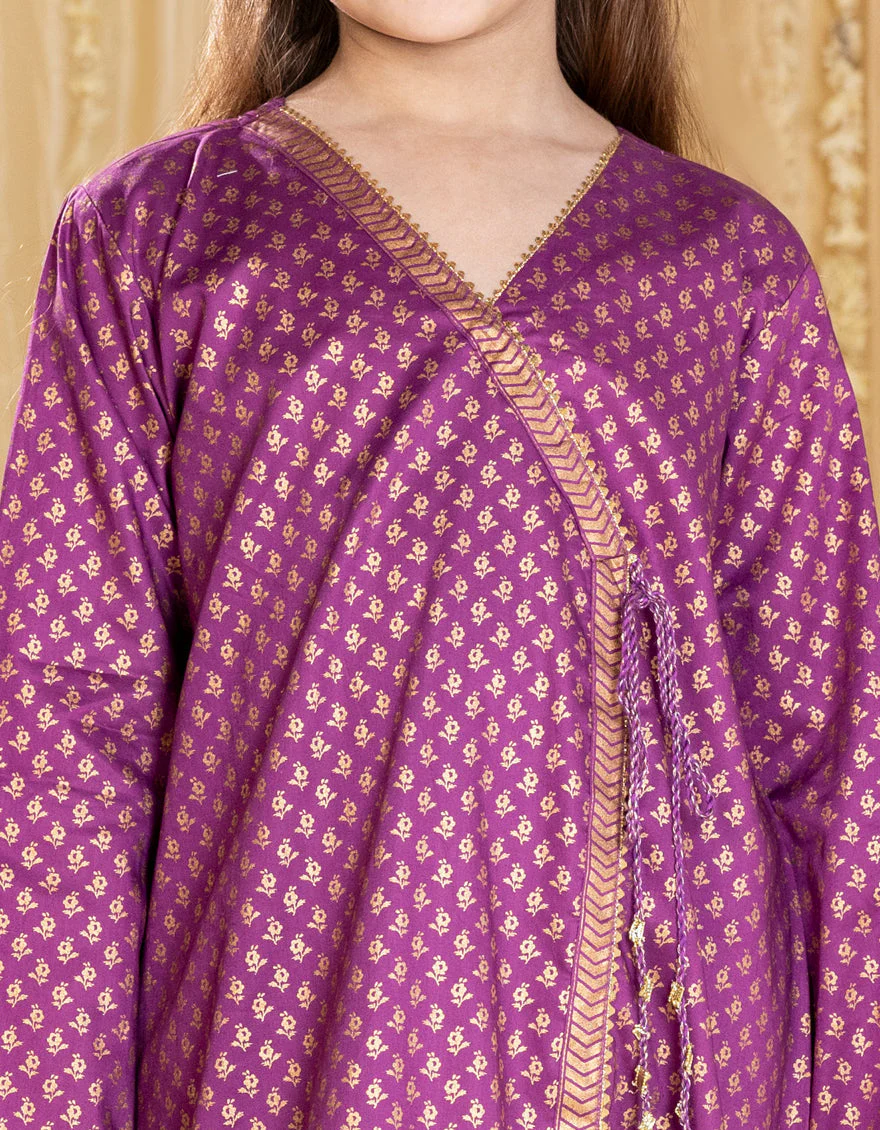 PURPLE LAWN 2PC STITCHED | JGKL-S-JGST-25-5605 FB/SHEIN CO-ORDS-1 - Image 3