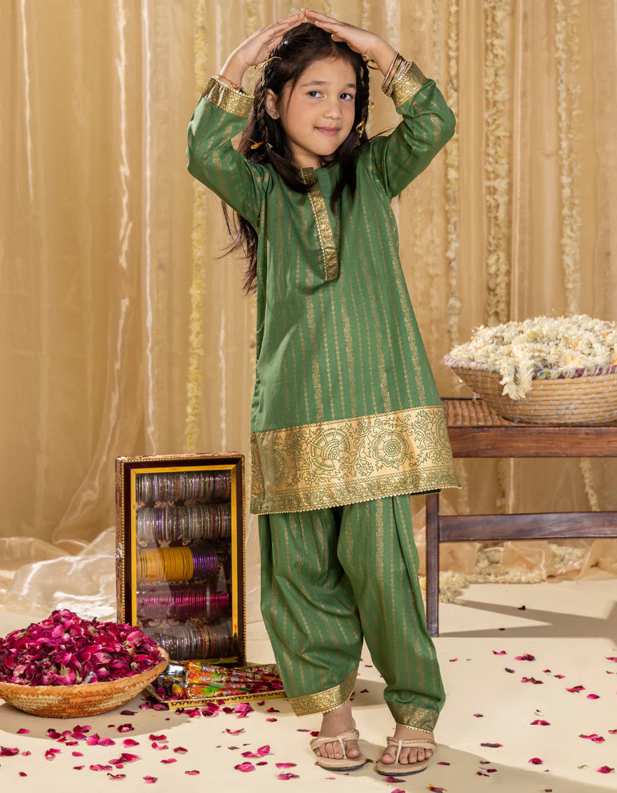GREEN LAWN 2PC STITCHED | JGKL-S-JGST-25-5607 FB/SHEIN CO-ORDS-03