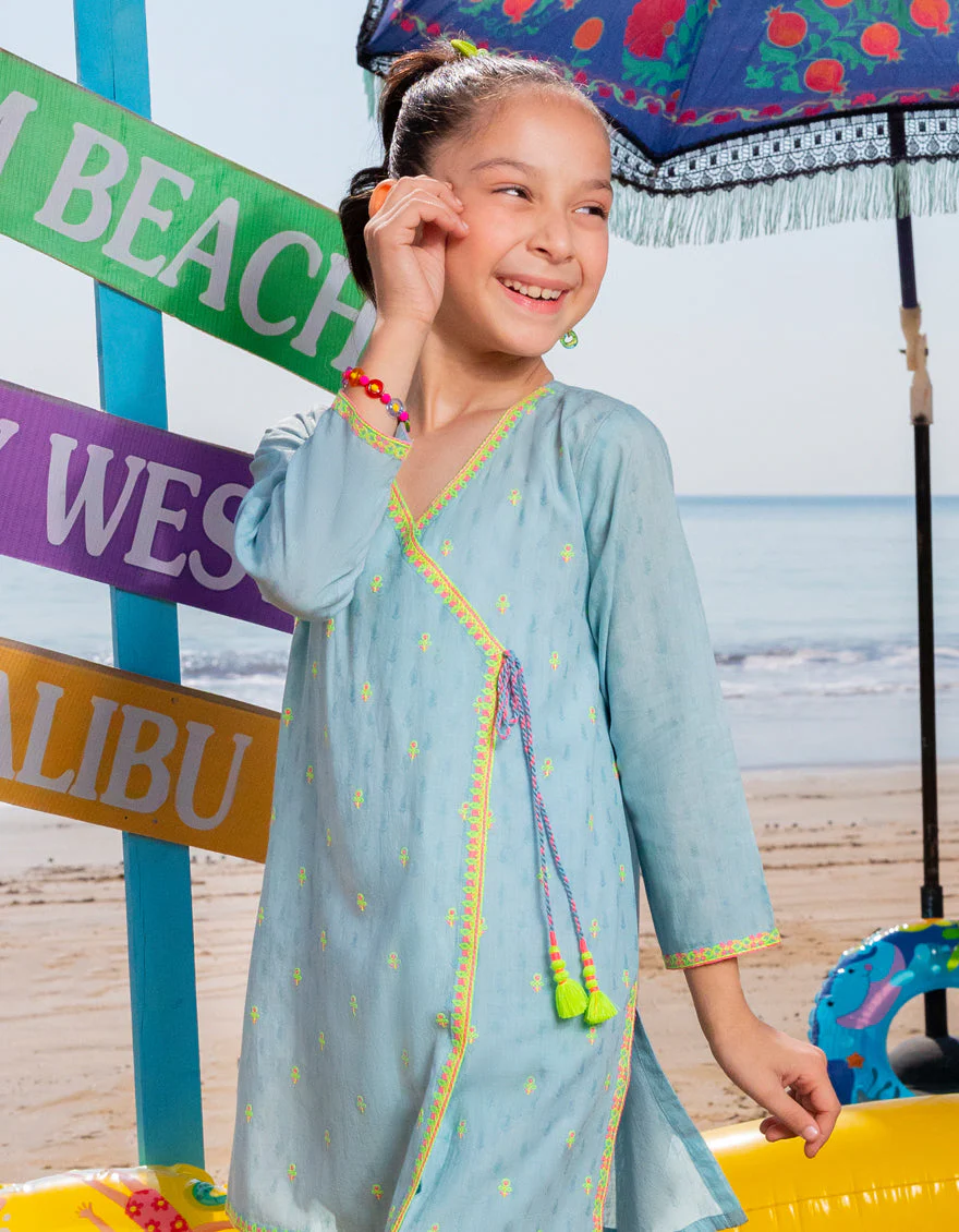 BLUE DOBBY 2PC STITCHED | JGKL-S-JGST-25-5612/S FB/VIVID-3 - Image 2