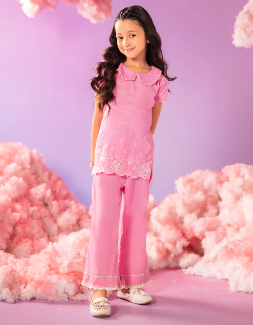 PINK DOBBY 2PC STITCHED | JGKL-S-JGST-25-5628 FB/SUN SHINE-01
