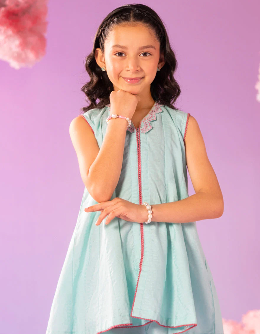AQUA DOBBY 2PC STITCHED | JGKL-S-JGST-25-5629 FB/SUN SHINE-02 - Image 2