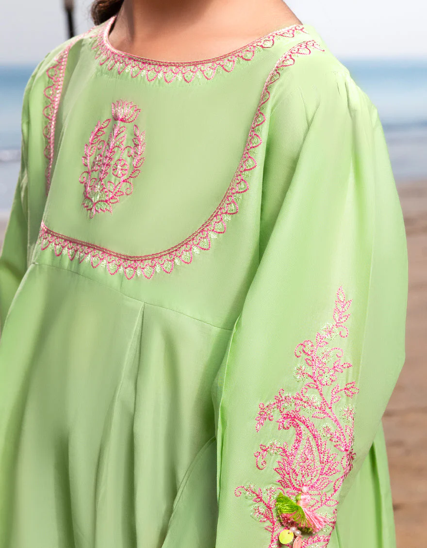 GREEN LAWN KURTI | JGLK-S-JGS-25-2505 FB/ETHNIC-1 - Image 4