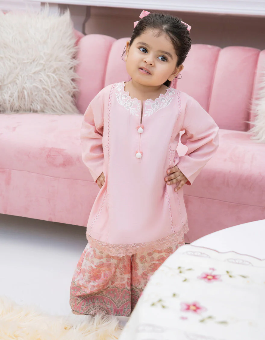PINK SILK 2PC STITCHED | JIK-S-JIST-25-5805 FB/ME-I-01 - Image 3
