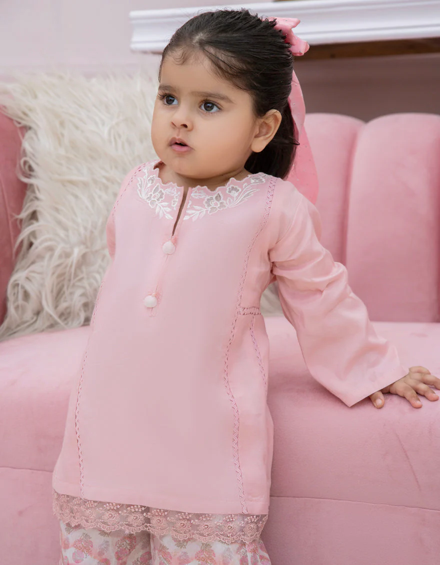 PINK SILK 2PC STITCHED | JIK-S-JIST-25-5805 FB/ME-I-01 - Image 4