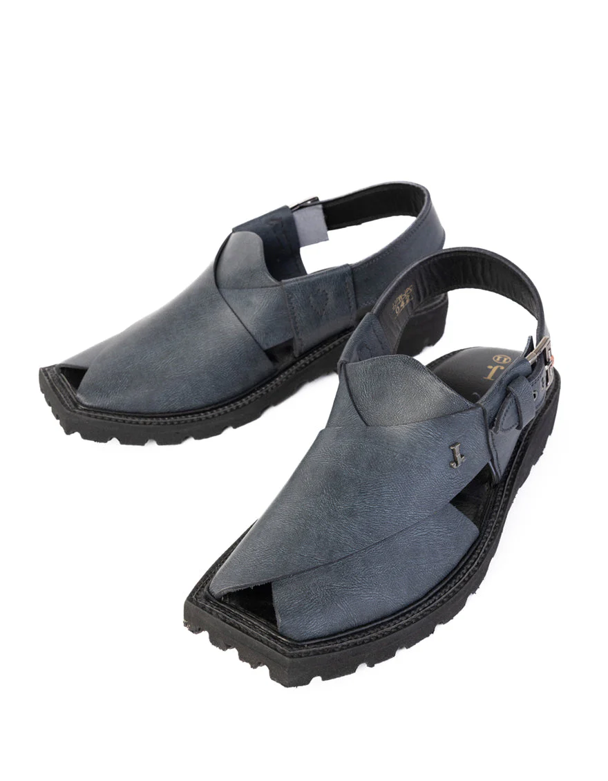 GREY PESHAWARI SANDAL | JJFW-JPC-042-PU/S25- - Image 2