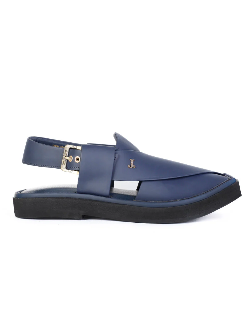 BLUE PESHAWARI SANDAL | JJFW-JPC-124-KC/S25-ZA-PLN - Image 3