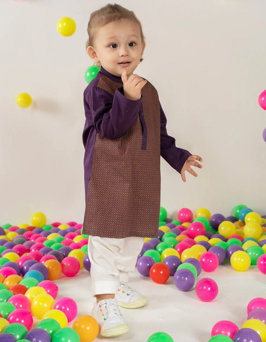 PURPLE COTTON KAMEEZ SHALWAR | JJIKS-A-34983/S25/JJ9552-CL