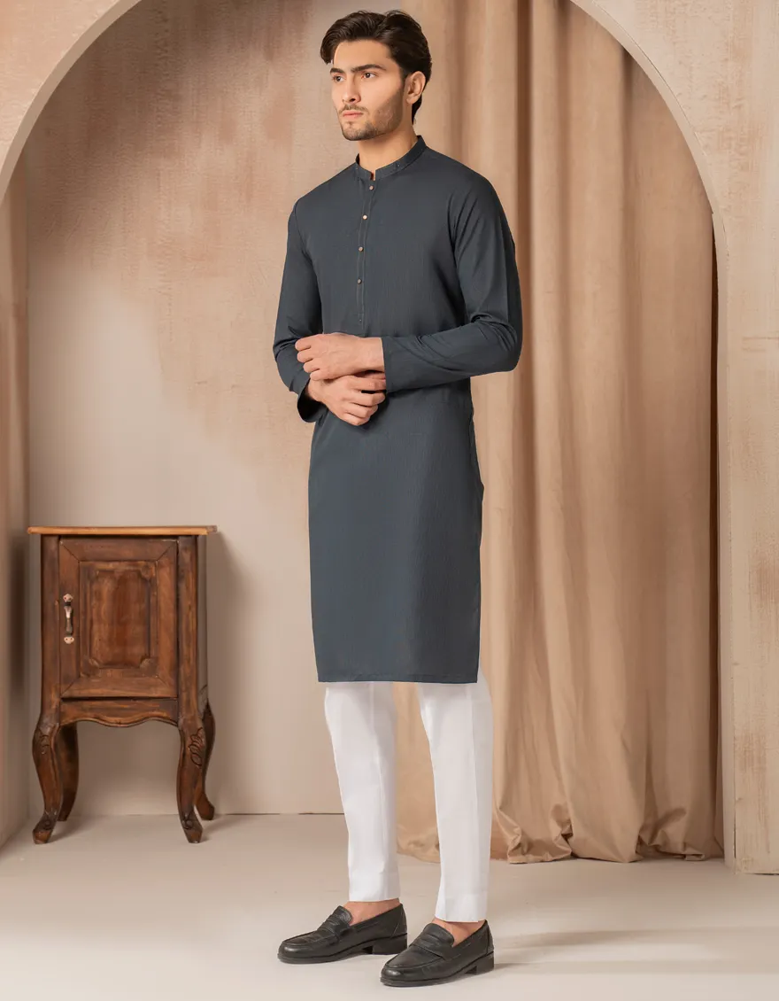 TEAL KURTA | JJK-A-33502/S25/JJ7481-CL - Image 3