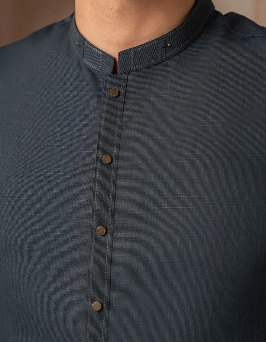 TEAL KURTA | JJK-A-33502/S25/JJ7481-CL - Image 4