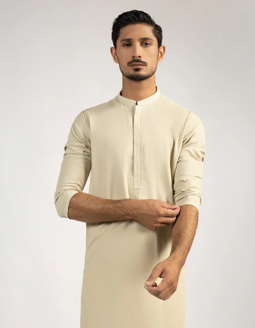 BEIGE KURTA | JJK-A-33513/S25/JJ9765-SF - Image 2