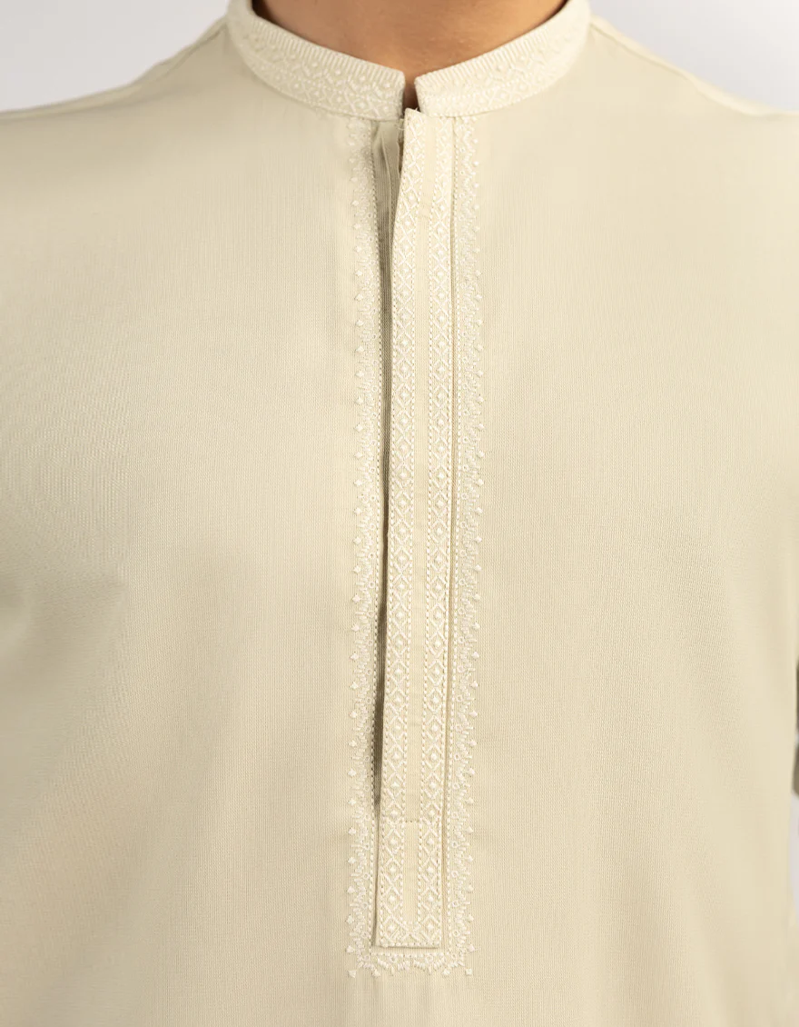 BEIGE KURTA | JJK-A-33513/S25/JJ9765-SF - Image 3