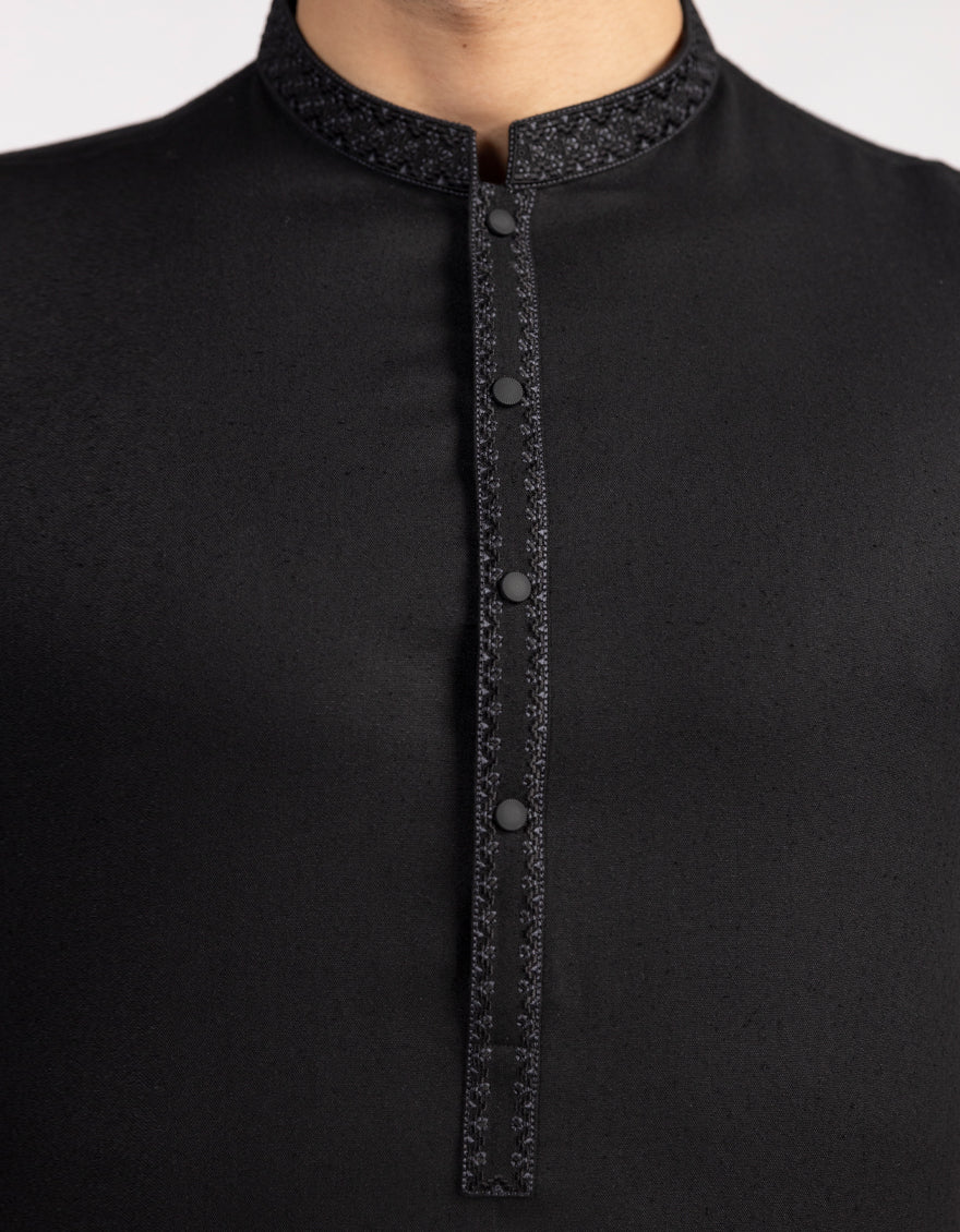 BLACK KURTA | JJK-A-33551/S25/JJ9948-SF - Image 4