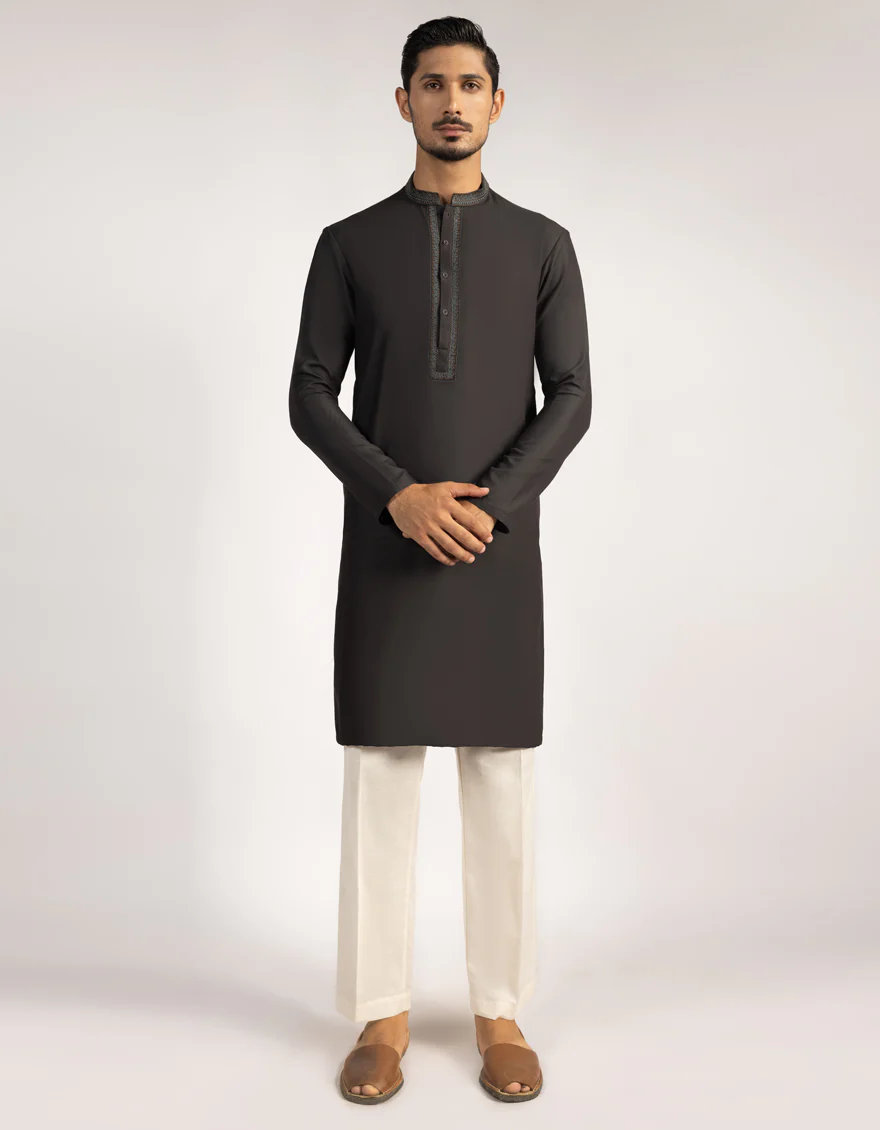 CHARCOAL KURTA | JJK-A-39510/S25/JJ9584-SF