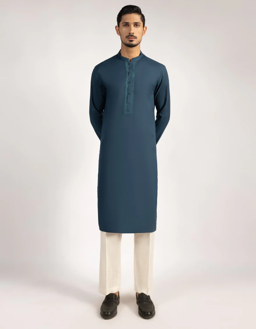 TEAL KURTA | JJK-A-46903/S25/JJ9504-SF - Image 3