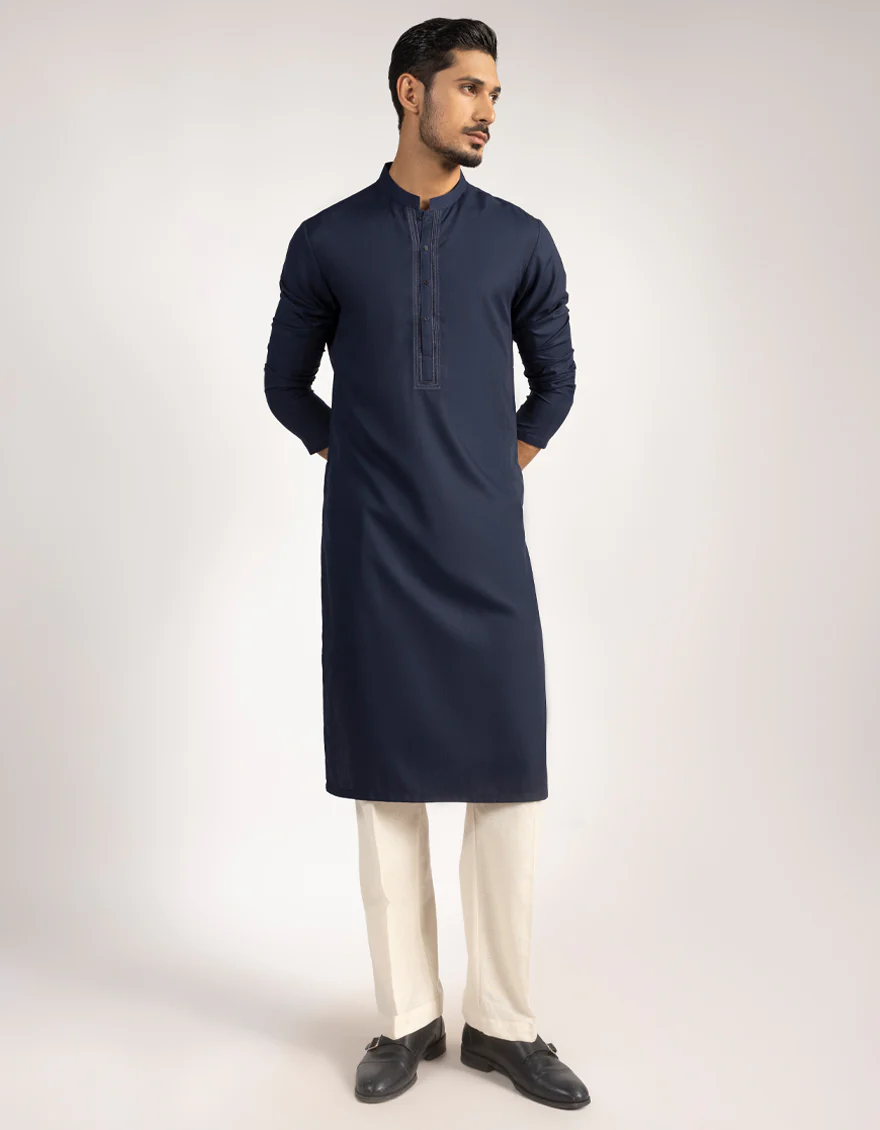 NAVY BLUE KURTA | JJK-A-46905/S25/JJ8151-SF