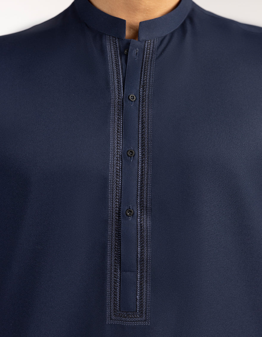 NAVY BLUE KURTA | JJK-A-46905/S25/JJ8151-SF - Image 4