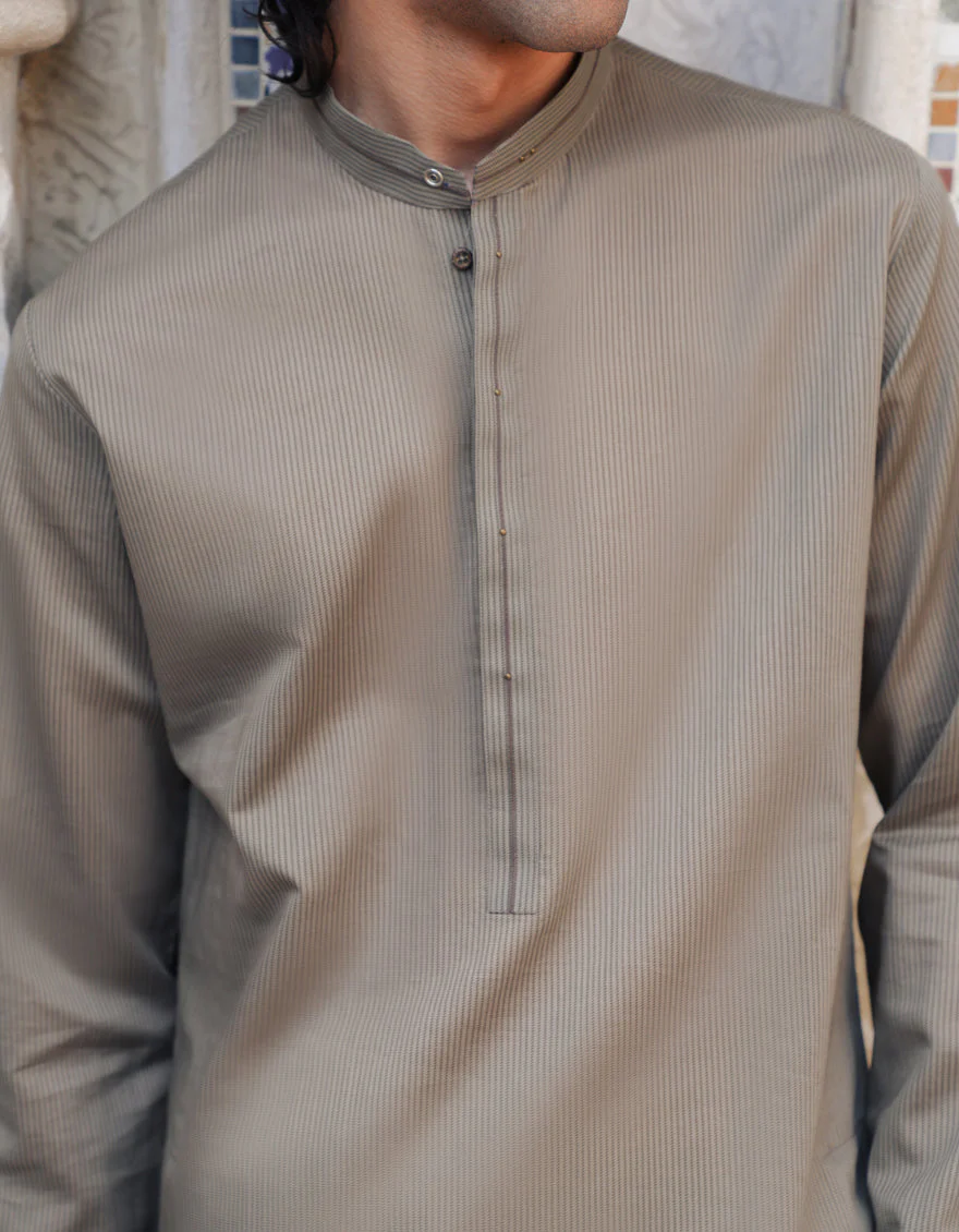 LIGHT BROWN CVC KURTA | JJK-S-33353/S25/JJ8951-CL - Image 3