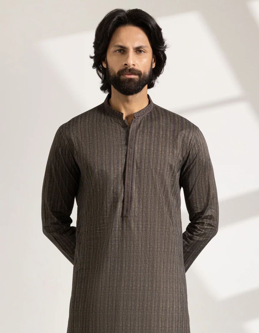 GREEN COTTON KURTA | JJK-S-33491/S25/JJ9776-SF - Image 2