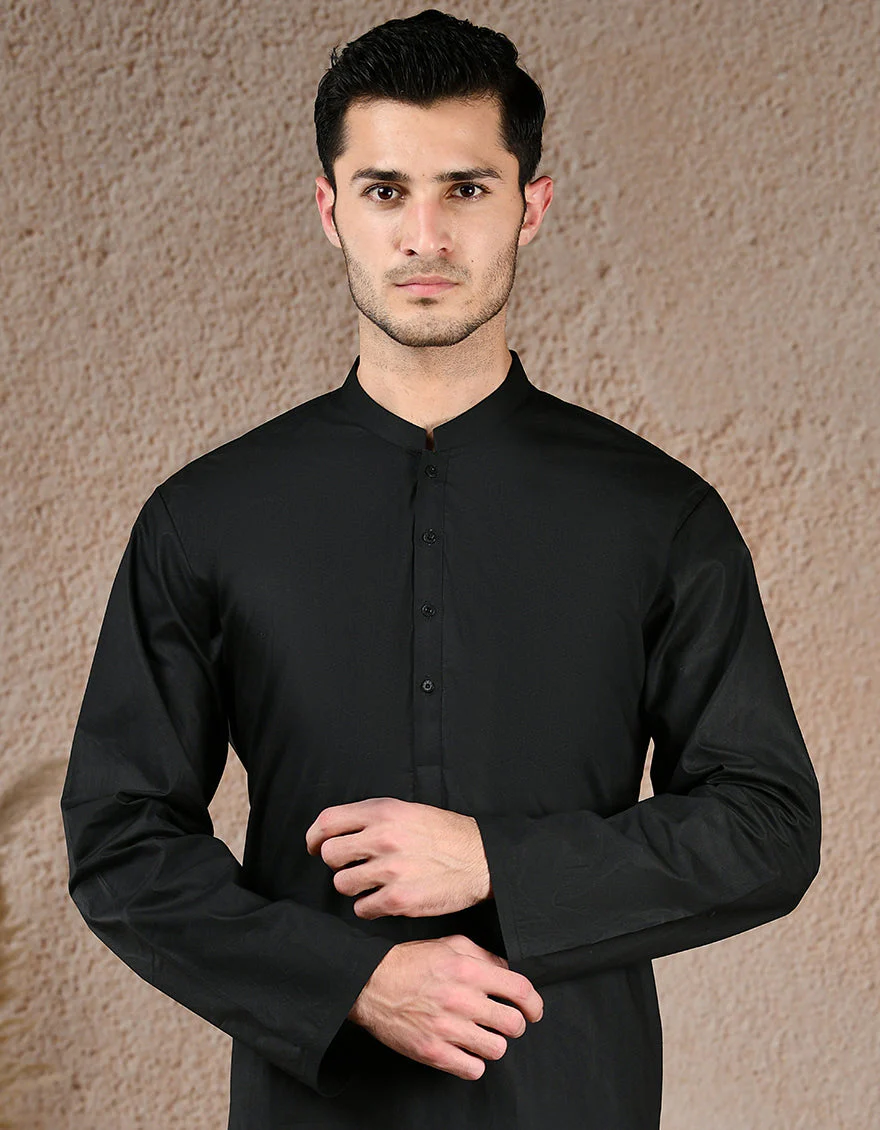 OAK BROWN COTTON KURTA | JJK-S-39309/S25/JJ5252-FL - Image 2