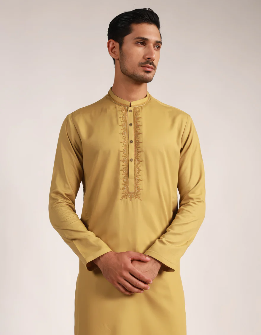 MUSTARD SPECIAL KURTA | JJK-SP-A-50329/S25/JJ9893-FL - Image 2